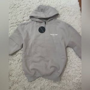 brand new white fox hoodie